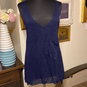 NWOT NATURAL WOMEN CROCHET TANK TOP SIZE L